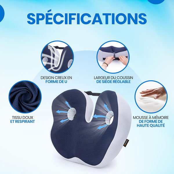 VAYRYS Coussin d'Assise Ergonomique